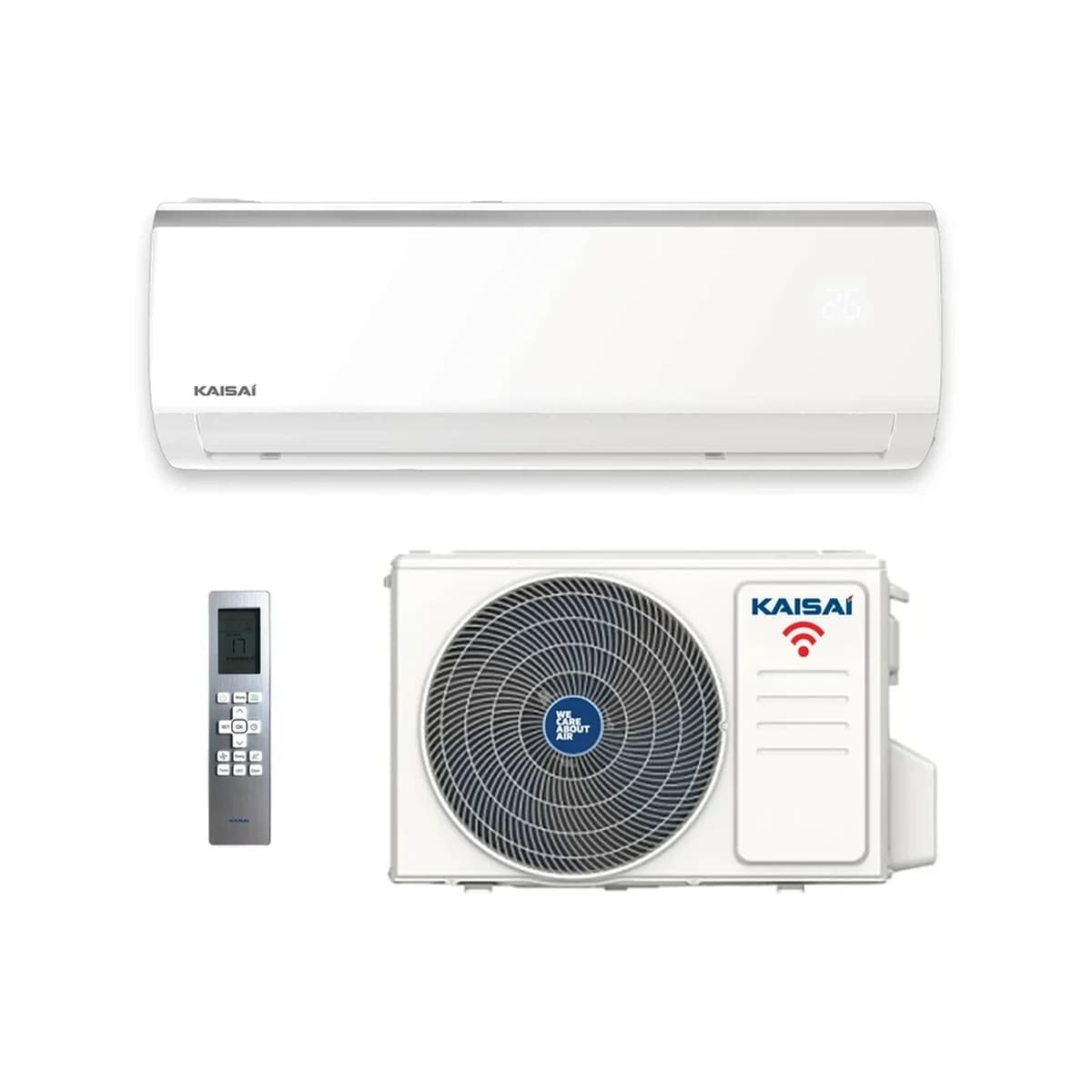 SET Klimatizácia nástenná KAISAI FLY 2,6 kW – kompletný set 2,6 kW, energetická trieda A++ - foto 1