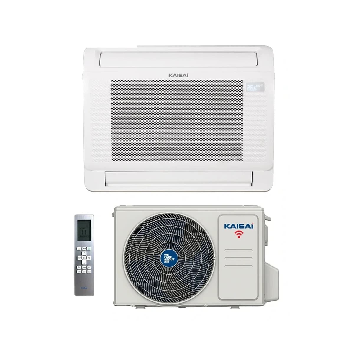 SET Klimatizácia parapetná KAISAI CONSOLE 5,0 kW – kompletný set 5,0 kW, energetická trieda A++ - foto 1
