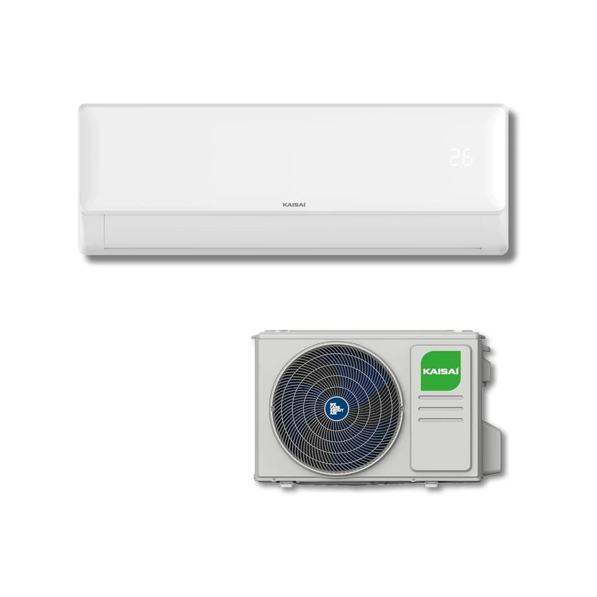 SET Klimatizácia nástenná KAISAI FLY+ 7,0 kW White – kompletný set 7,0 kW, energetická trieda A++