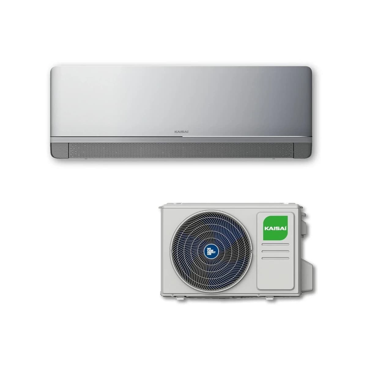 SET Klimatizácia nástenná KAISAI GEO+ 2,7 kW Grey Breezeless – kompletný set 2,7 kW, energetická trieda A+++ - foto 1
