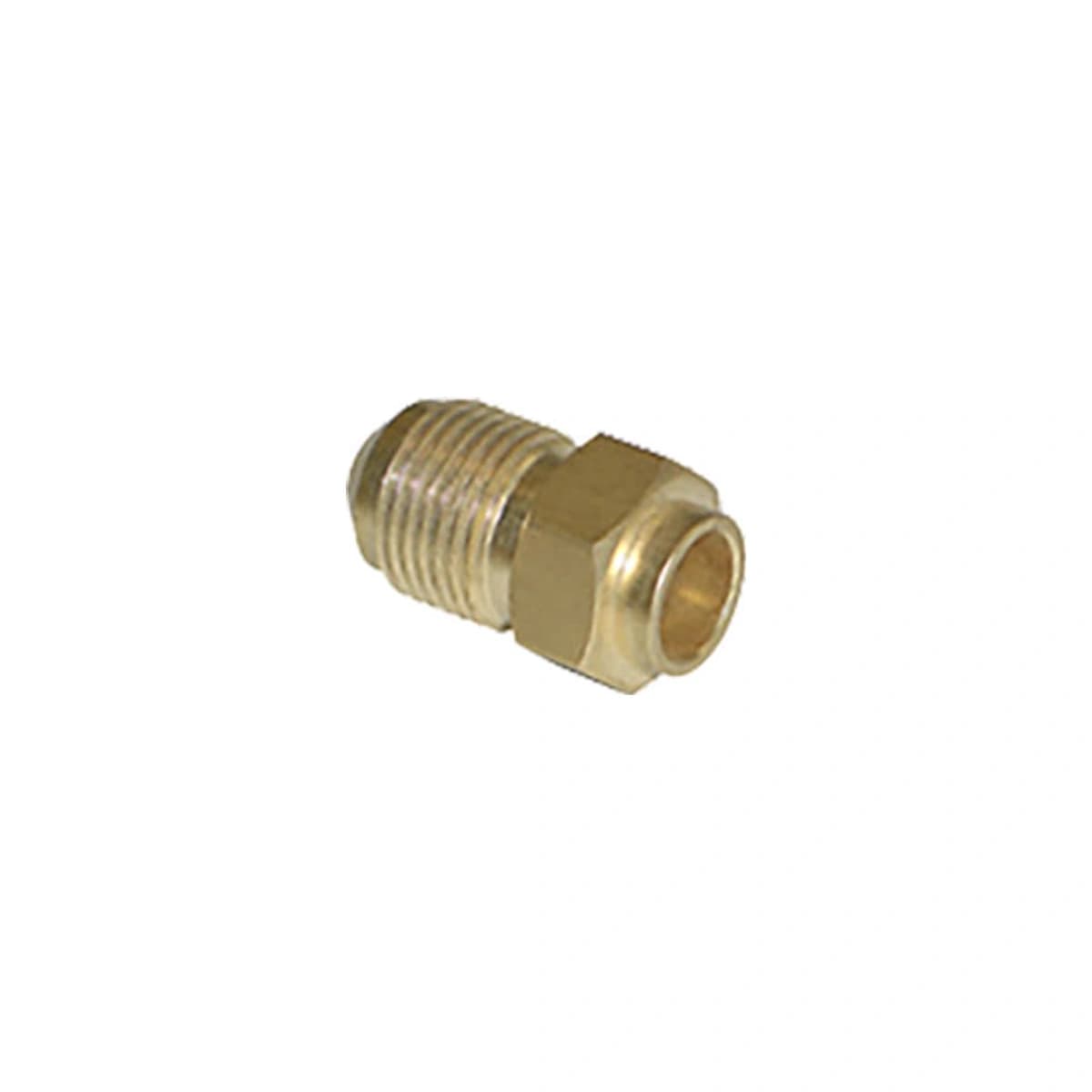 Priama mosadzná spojka na naváranie Tecnosystemi 11135045, 1/4″ × 1/4″ – produktová fotografia, SKU 1171026