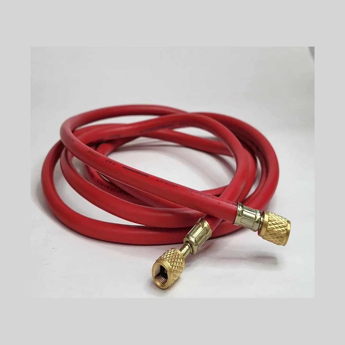 Hadica servisná červená 3000mm pre chladivá R407c R22, 1/4x1/4, 11132112