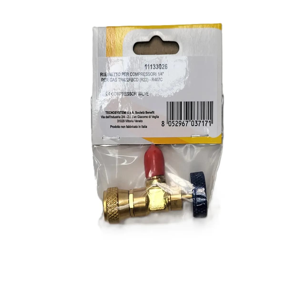 Ventil servisný 1/4" R407C - R22