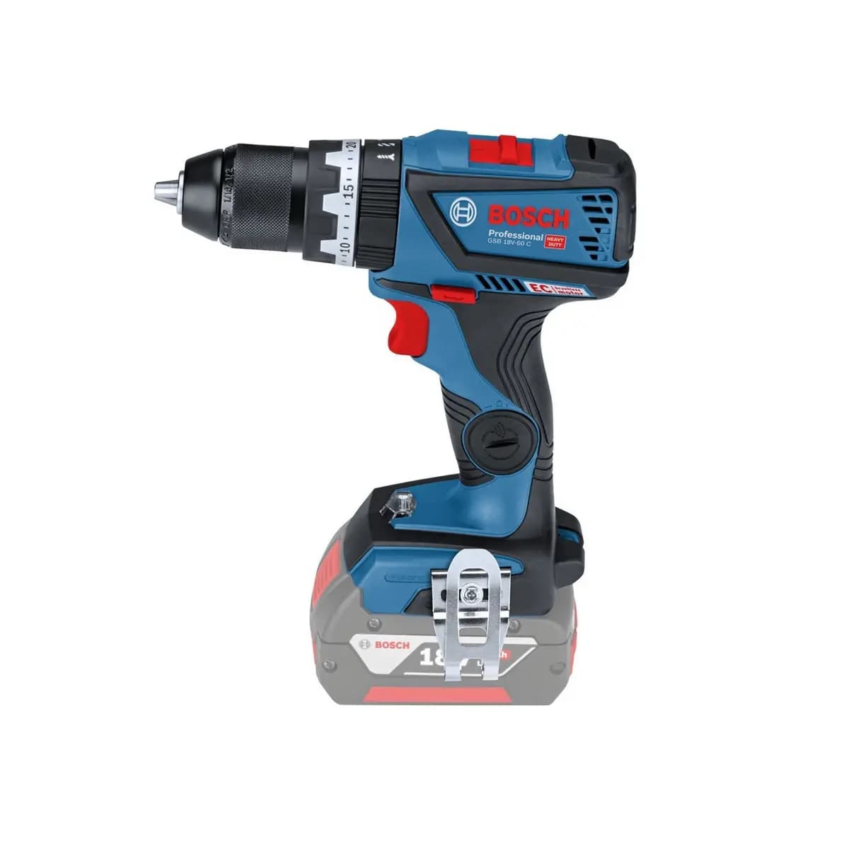 Aku príklepový skrutkovač Bosch GSB 18V-60 C solo, 0.601.9G2.102 – SKU 7110002