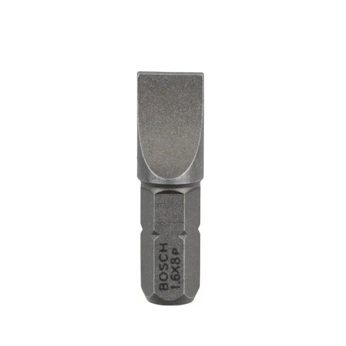Ploché bity Bosch Extra Hard S1,6 × 8,0, 25 mm, 3 ks – produktová fotografia, SKU 8120008