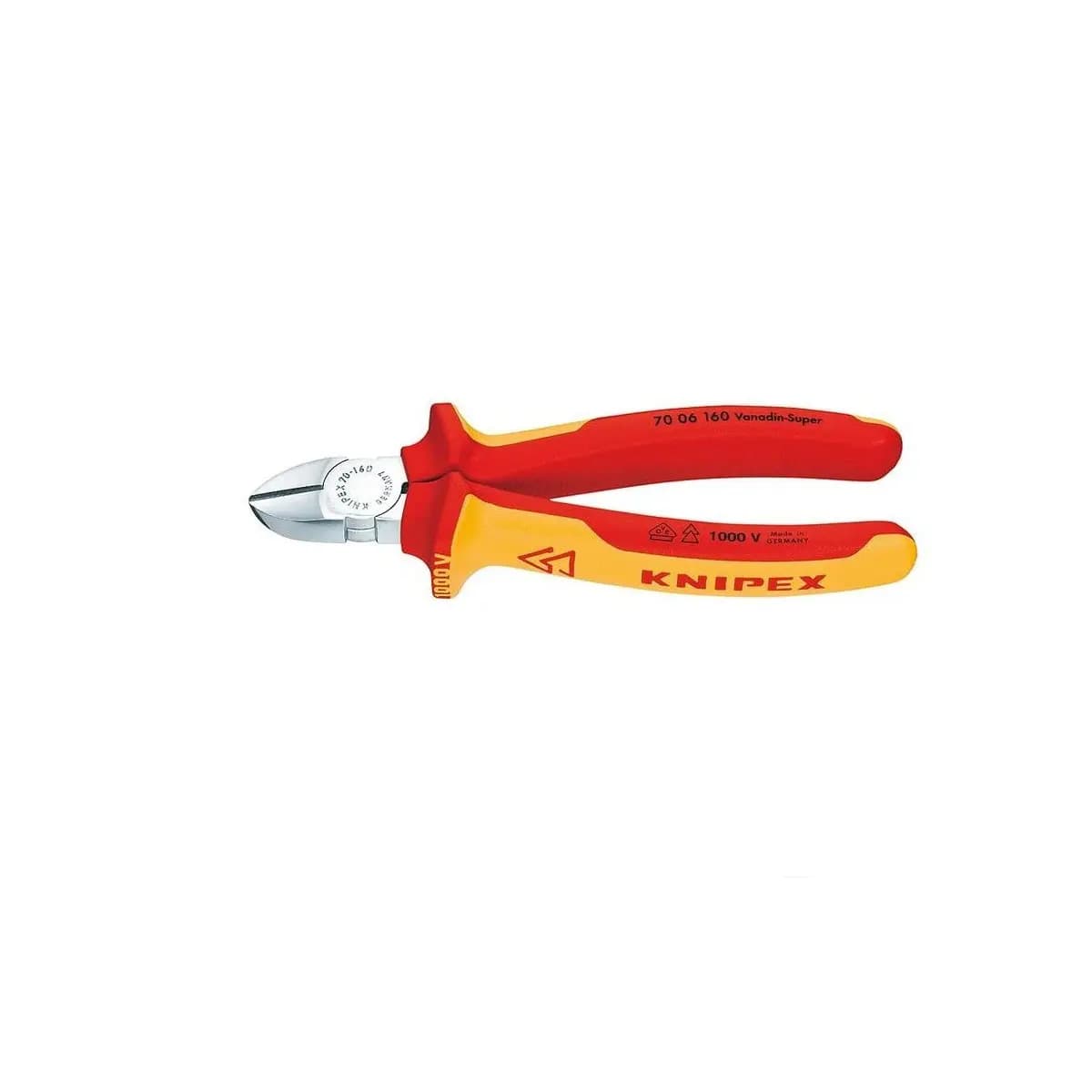 Bočné štípacie kliešte KNIPEX 70 06 160 VDE, 160 mm – produktová fotografia, SKU 8200011