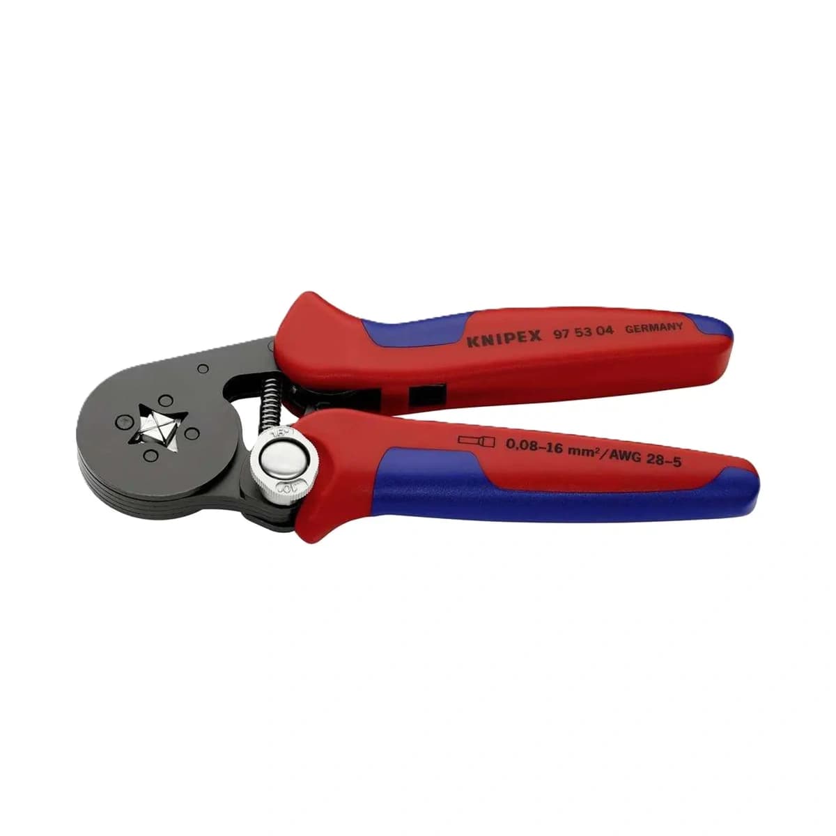 Samonastaviteľné lisovacie kliešte KNIPEX 97 53 04, 0,08–10 mm² – produktová fotografia, SKU 8200018