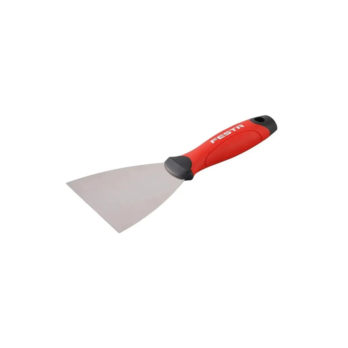 Nerezová špachtľa FESTA 31512, 80 mm, s pogumovanou rukoväťou – produktová fotografia, SKU 8200137