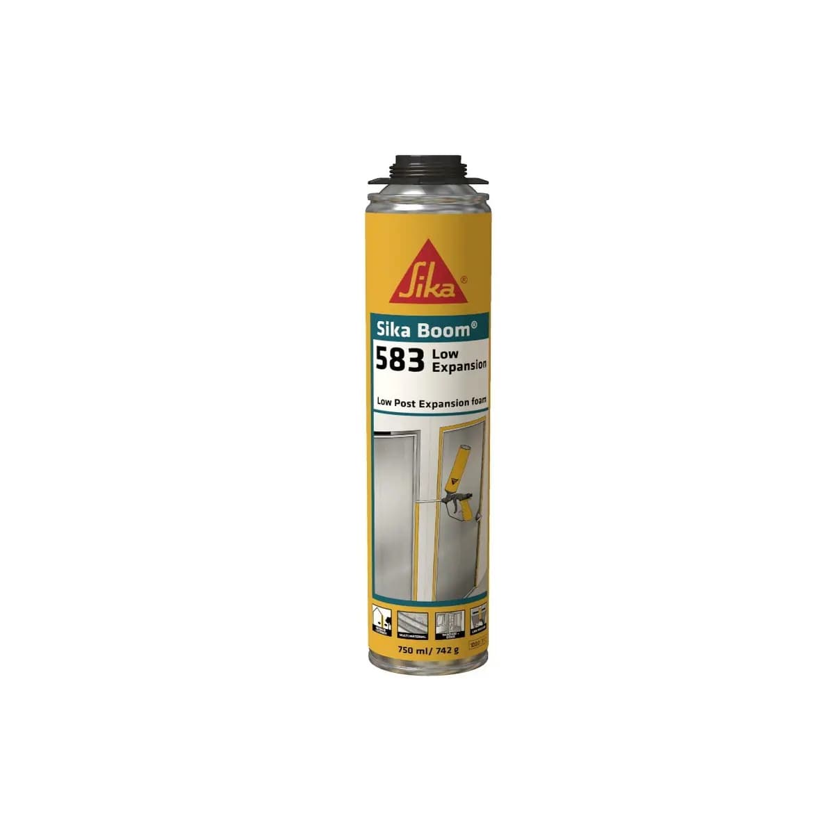 PU pena Sika Boom-583 Low Expansion, Aerosol cont. 750 ml